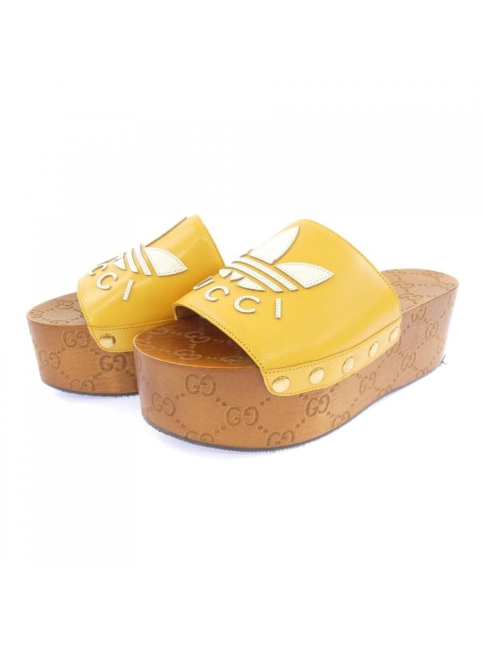 Gucci Adidas Sandals Brown - Picture 3 of 6